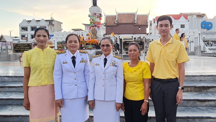 สทน.5 ร่วมพีธีทำบุญตักบาตร และถวายพวงมาลา เนื่องในวันนวมินทรมหาราช 13 ตุลาคม 2567