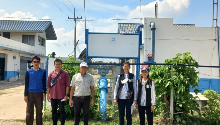 สทน.7 ​ลงพื้นที่ตรวจสอบและกำหนดจุดติดตั้งเครื่องมือวัดปริมาณน้ำ