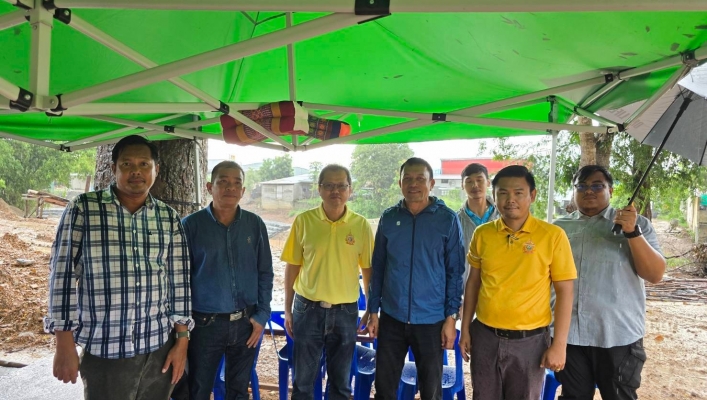 สทน.7 ลงพื้นที่ตรวจติดตามโครงการก่อสร้างปรับปรุงซ่อมแซมลำตะเพินพร้อมป้องกันการกัดเซาะ