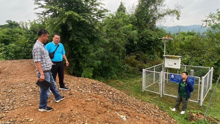 สทน.7 ลงพื้นที่เพื่อนำตรวจสอบ พื้นที่ที่ขออนุญาต เข้าทำประโยชน์ในพื้นที่ป่าไม้