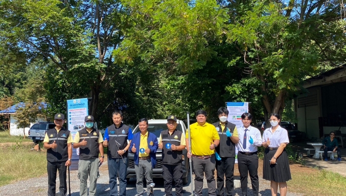 สทน.5 ร่วมตรวจสอบควันดำและเสียงรถยนต์ เครื่องยนต์ดีเซล โครงการ “รถรัฐ ลดมลพิษ”