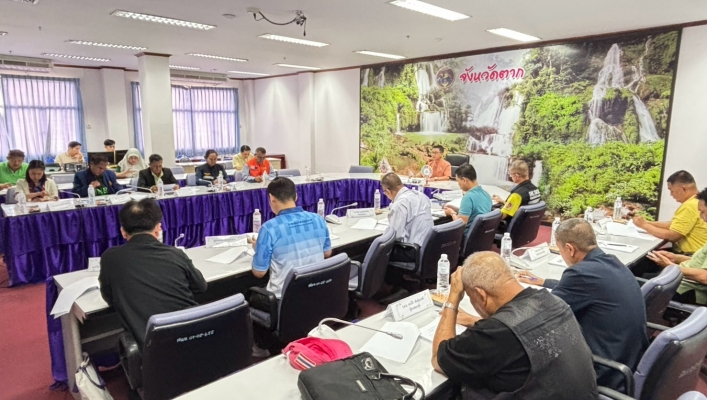 กรมทรัพยากรน้ำ โดย สำนักงานทรัพยากรน้ำที่ 1 ประชุมคณะอนุกรรมการทรัพยากรน้ำจังหวัดตาก ครั้งที่ 1/2568