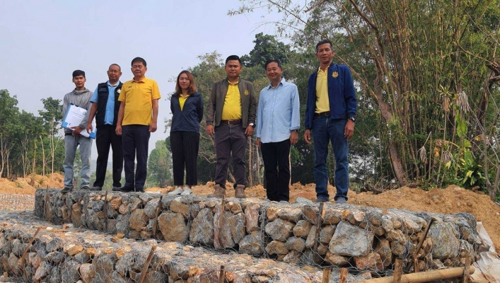 ​สทน.7 ตรวจติดตามการดำเนินงานโครงการปรับปรุงเพิ่มประสิทธิภาพห้วยเวียคะดี้ หมู่ที่ 5 ตำบลหนองลู อำเภอสังขละบุรี จังหวัดกาญจนบุรี