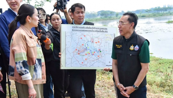 นายกรัฐมนตรีลงพื้นที่ติดตามแผนพัฒนาบึงหนองหาร เดินหน้าฟื้นฟูแหล่งน้ำเสริมความมั่นคงด้านน้ำ