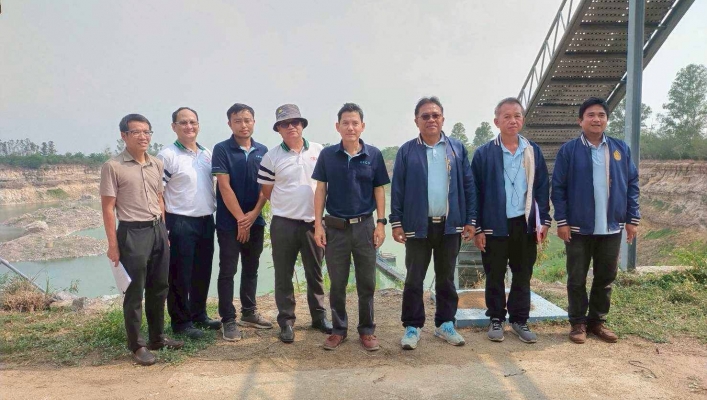 สทน.6 ลงพื้นที่กำหนดจุดติดตั้งมิเตอร์น้ำของบริษัท ชลกิจสากล จำกัด จ.ชลบุรี