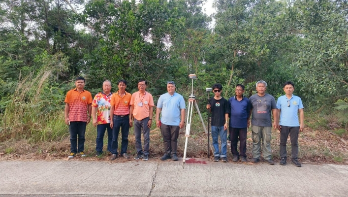 สทน.6 เข้าดำเนินการสำรวจสภาพภูมิประเทศในพื้นที่ตำบลหนองโสน