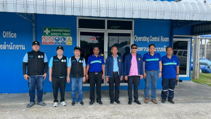 สทน.6 ร่วมตรวจ กำกับ การประกอบกิจการประปาสัมปทานในเขตพื้นที่จังหวัดชลบุรี