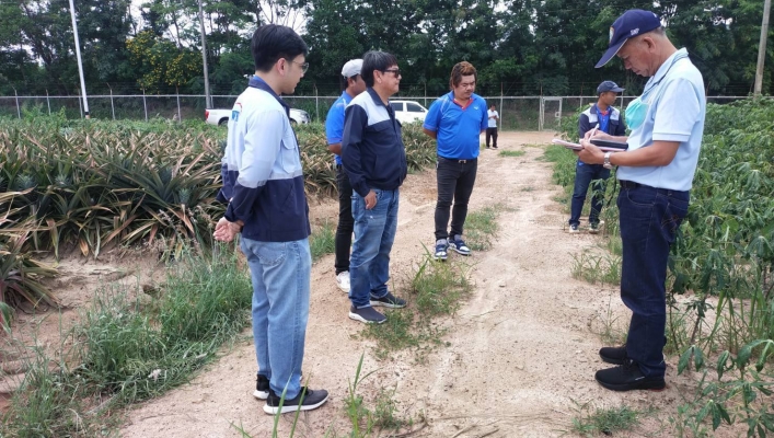 สทน.6 ตรวจสถานที่ใช้น้ำ-แหล่งน้ำ เข้าตรวจสอบสถานที่-แหล่งน้ำ เพื่อประกอบการพิจารณาขออนุญาตการใช้น้ำประเภทที่ 2 อำเภอเมืองชลบุรี จังหวัดชลบุรี
