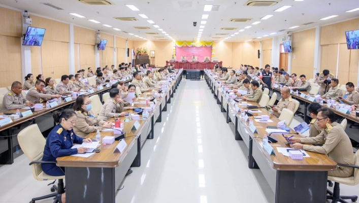 ทส. ทน. สทน.11 ส่วนอำนวยการ เข้าร่วมประชุมคณะกรมการจังหวัดอุบลราชธานี หัวหน้าส่วนราชการ หัวหน้าส่วนรัฐวิสาหกิจ และนายอำเภอ ประจำเดือนเมษายน 2568