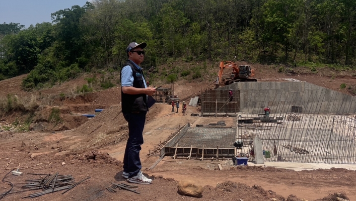 สทน.9 ลงพื้นที่ตรวจติดตาม โครงการก่อสร้างระบบกระจายน้ำด้วยพลังงานแสงอาทิตย์ เพื่อสนับสนุนโครงการ น้ำพางโมเดล บ้านน้ำแนะ หมู่ 3 ตำบลน้ำพาง อำเภอแม่จริม จังหวัดน่าน