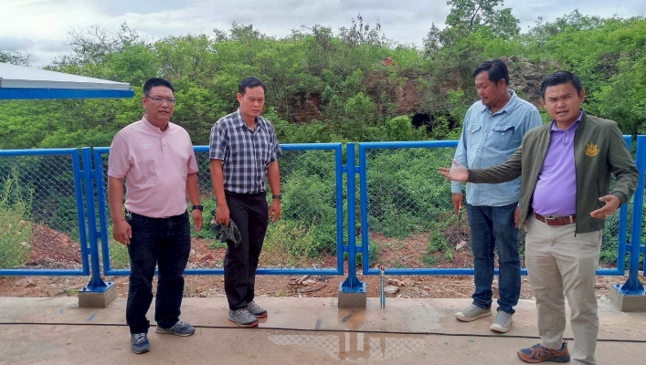 สทน.7 ลงพื้นที่ตรวจติดตามโครงการก่อสร้างระบบกระจายน้ำภายในตำบลทุ่งหลวง ตำบลทุ่งหลวง  อำเภอปากท่อ จังหวัดราชบุรี
