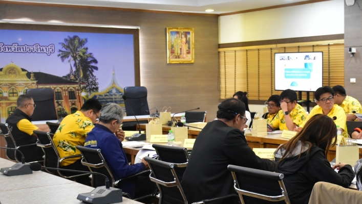 สทน.6 เข้าร่วมประชุมการตั้งคณะอนุกรรมการทรัพยากรน้ำจังหวัดปราจีนบุรี