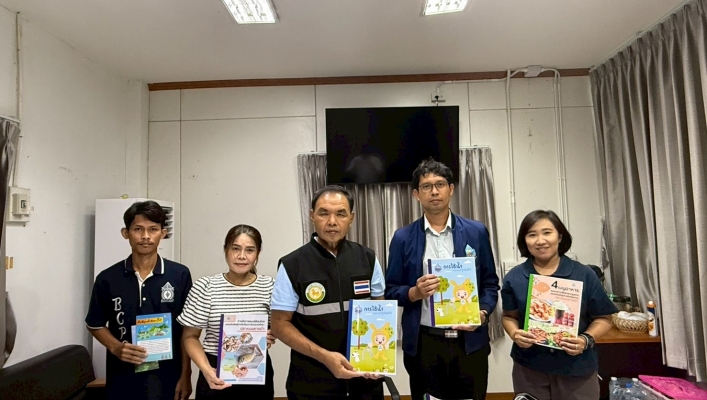สทน.6 ลงพื้นที่ประสานและติดตามการดำเนินงานการบริหารจัดการทรัพยากรน้ำสาธารณะและพื้นที่ชุ่มน้ำ โครงการอนุรักษ์ฟื้นฟูแหล่งน้ำบ้านแสงทอง จังหวัดฉะเชิงเทรา