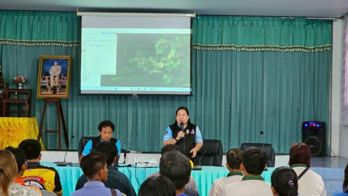สทน.6 ดำเนินการรับฟังความคิดเห็นของประชาชนตามระเบียบสำนักนายกรัฐมนตรี ว่าด้วยการรับฟังความคิดเห็นของประชาชน พ.ศ.2548 โครงการอนุรักษ์ฟื้นฟูแหล่งน้ำช้างป่าเขาตาท่อน สนับสนุนโครงการพัชรสุธาคชานุรักษ์ หมู่ที่ 8 ตำบลทับช้าง อำเภอสอยดาว จังหวัดจันทบุรี