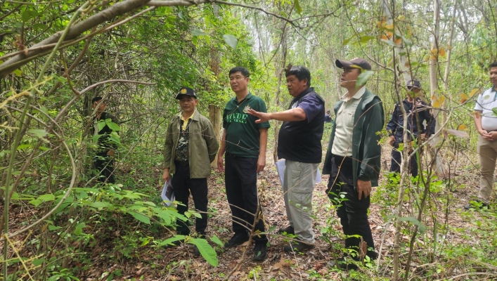 สทน.6 ลงพื้นที่ร่วมกับ สำนักจัดการทรัพยากรป่าไม้ที่ 9 (สาขาปราจีนบุรี) และ อุทยานแห่งชาติปางสีดา บริเวณโครงการก่อสร้างโครงการอนุรักษ์และฟื้นฟูแหล่งน้ำคลองซับกระทิง หมู่ที่ 9 ตำบลแซร์ออ อำเภอวัฒนานคร จังหวัดสระแก้ว