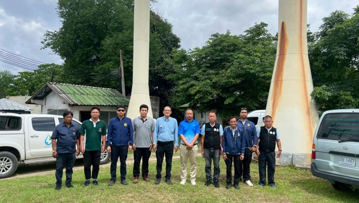 ​สทน.6 ร่วมตรวจกำกับ การประกอบกิจการประปาสัมปทาน ของบริษัท สยามภูริมงคล จำกัด จังหวัดชลบุรี