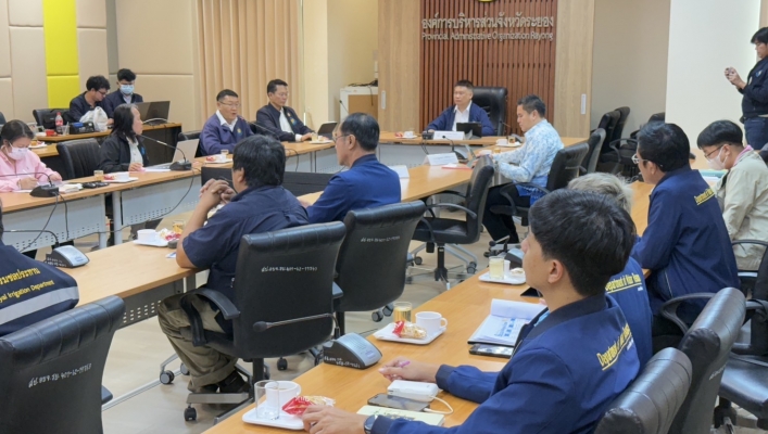สทน.6 เข้าร่วมประชุมคณะทำงานอำนวยการบริหารจัดการน้ำส่วนหน้า (ชั่วคราว) ในพื้นที่เสี่ยงอุทกภัยลุ่มน้ำชายฝั่งทะเลตะวันออก และลุ่มน้ำบางปะกง ครั้งที่ 1/2568
