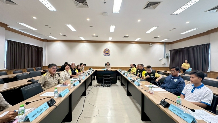 สทน.7 ร่วมประชุมกองบัญชาการป้องกันและบรรเทาสาธารณภัยแห่งชาติ (บกปภ.ช.) เพื่อเตรียมความพร้อมรับสถานการณ์อุทกภัยในห้วงฤดูฝน และติดตามการฝึกการป้องกันและบรรเทาสาธารณภัย ปี 2568