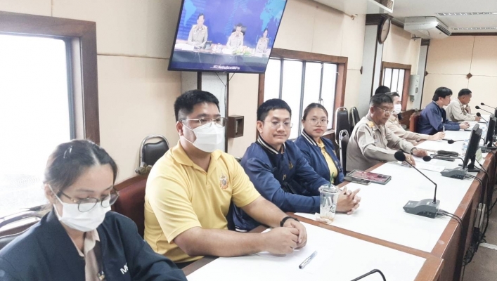 กรมทรัพยากรน้ำ โดย สำนักงานทรัพยากรน้ำที่ 1 ร่วมประชุมกองบัญชาการป้องกันและบรรเทาสาธารณภัยแห่งชาติ (บกปภ.ช.) เพื่อเตรียมความพร้อมรับสถานการณ์อุทกภัยในช่วงฤดูฝนและติดตามการฝึกการป้องกันและบรรเทาสาธารณภัย ปี 2568