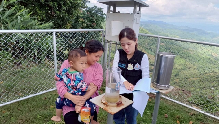กรมทรัพยากรน้ำ โดย สำนักงานทรัพยากรน้ำที่ 1 ลงพื้นที่ตรวจสอบ ซ่อมแซม บำรุงรักษา สถานีเตือนภัยล่วงหน้า (Early Warning)