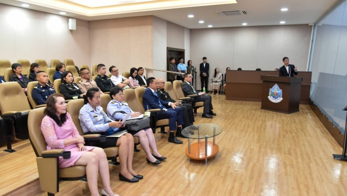 กองสรรพกำลังกลาโหมเยี่ยมชมระบบสารสนเทศกรมทรัพยากรน้ำ เสริมความร่วมมือด้านข้อมูลเพื่อการป้องกันประเทศ