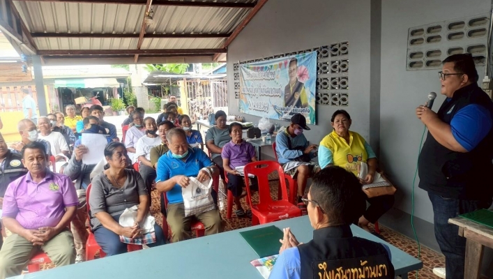 สทน.2 โดย สอน.2 จัดโครงการการบริหารจัดการน้ำอย่างมีส่วนร่วม ยั่งยืน และผลักดันสู่องค์กรผู้ใช้น้ำ(เสริมสร้างความเข้มแข็งกลุ่มผู้ใช้น้ำ/เครือข่ายเดิม) กลุ่มผู้ใช้น้ำบึงเสนาท หมู่ที่ 2 ตำบลบึงเสนาท อำเภอเมือง จังหวัดนครสวรรค์