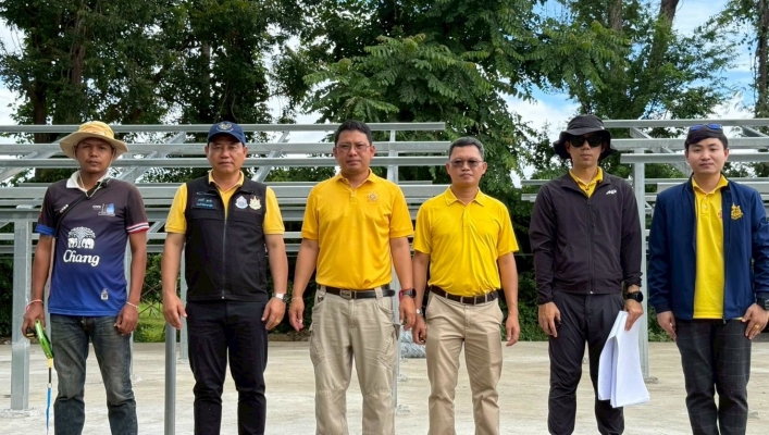 กรมทรัพยากรน้ำ โดย สำนักงานทรัพยากรน้ำที่ 1 ลงพื้นที่เร่งรัด/ติดตามงาน โครงการก่อสร้างระบบกระจายนํ้าสนับสนุน โครงการพัฒนาพื้นที่สูง แบบโครงการหลวงผาผึ้ง-ศรีคีรีรักษ์