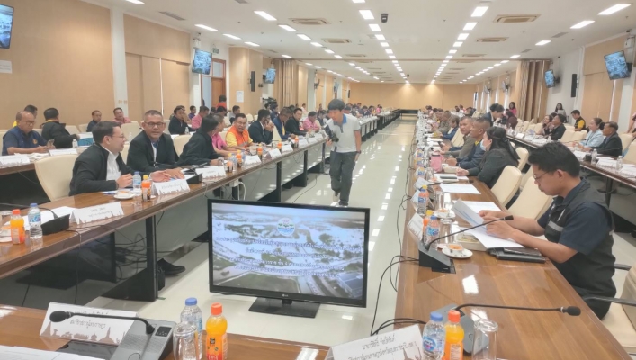 ทส. ทน. สทน.11 ส่วนเครื่องกล ร่วมประชุมการเตรียมความพร้อมรับมือสถานการณ์อุทกภัยในพื้นที่จังหวัดอุบลราชธานี