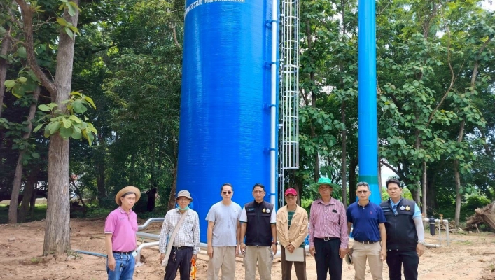 กรมทรัพยากรน้ำ โดย สำนักงานทรัพยากรน้ำที่ 1 โครงการอนุรักษ์ฟื้นฟูแหล่งน้ำขุมเหมืองห้วยมะเกลือ พร้อมระบบกระจายน้ำด้วยพลังงานแสงอาทิตย์