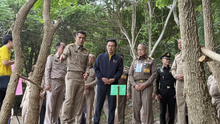 ทน. สทน.6 ร่วมลงพื้นที่ในการติดตามความก้าวหน้าโครงการพัฒนาพื้นที่เกาะสีชัง จังหวัดชลบุรี