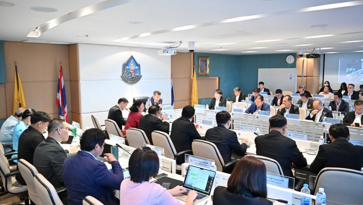 กรมทรัพยากรน้ำ​ จัดประชุมผู้บริหาร ติดตามแผนกำหนดตำแหน่งและการเบิกจ่ายงบประมาณประจำปี