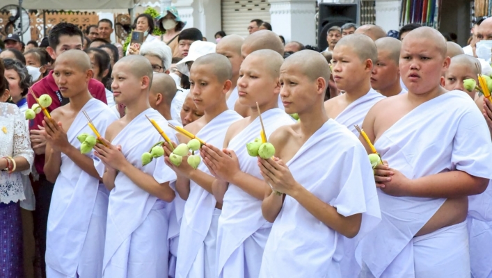 กรมทรัพยากรน้ำ ร่วมพิธีอุปสมบทราษฎรบนพื้นที่สูง ประจำปี 2568