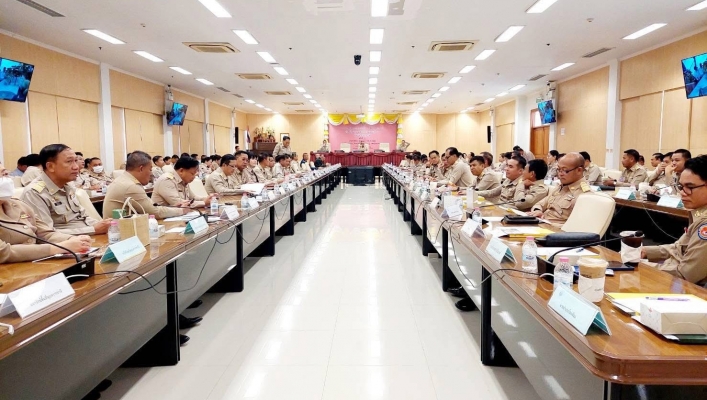 ทส. ทน. สทน.11 ส่วนอำนวยการ เข้าร่วมประชุมคณะกรมการจังหวัดอุบลราชธานี หัวหน้าส่วนราชการ หัวหน้าส่วนรัฐวิสาหกิจ และนายอำเภอ ประจำเดือนมิถุนายน 2568