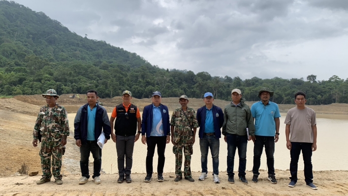 สทน.6 ลงพื้นที่ตรวจติดตามความก้าวหน้าโครงการอนุรักษ์ฟื้นฟูแหล่งน้ำช้างป่าซากตารวย สนับสนุนโครงการพัชรสุธาคชานุรักษ์ จังหวัดจันทบุรี