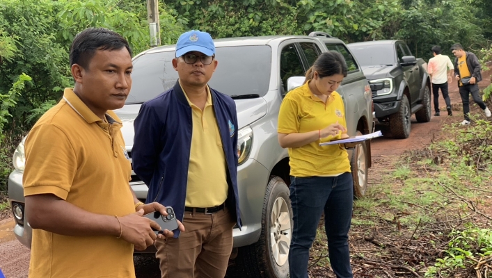 สทน.6 ลงพื้นที่ศึกษาความเหมาะสมโครงการอนุรักษ์ฟื้นฟูแหล่งน้ำ พร้อมระบบกระจายน้ำ ตำบลหนองไม้แก่น อำเภอแปลงยาว จังหวัดฉะเชิงเทรา