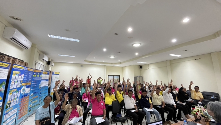 สทน.6 ดำเนินการจัดโครงการรับฟังความคิดเห็นของประชาชนตามระเบียบสำนักนายกรัฐมนตรี ว่าด้วยการรับฟังความคิดเห็นของประชาชน พ.ศ.2548 โครงการปรับปรุงเพิ่มประสิทธิภาพอ่างเก็บน้ำทับประดู่ พร้อมระบบกระจายน้ำ หมู่ที่ 10 ตำบลท่าเกวียน อำเภอวัฒนานคร จังหวัดสระแก้ว