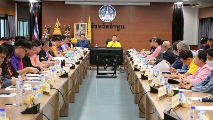 กรมทรัพยากรน้ำ โดย สำนักงานทรัพยากรน้ำที่ 1 เข้าร่วมประชุมศูนย์บัญชาการเหตุการณ์จังหวัดลำพูน (อุทกภัย และดินถล่ม) ปี 2568 ครั้งที่ 1/2568
