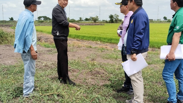 สทน.7 ลงพื้นที่ติดตามการดำเนินงานโครงการปรับปรุงเพิ่มประสิทธิภาพหนองอ้อ เชื่อมโยงแหล่งน้ำภายในตำบลไผ่ขวาง-โคกโคเฒ่า จังหวัดสุพรรณบุรี