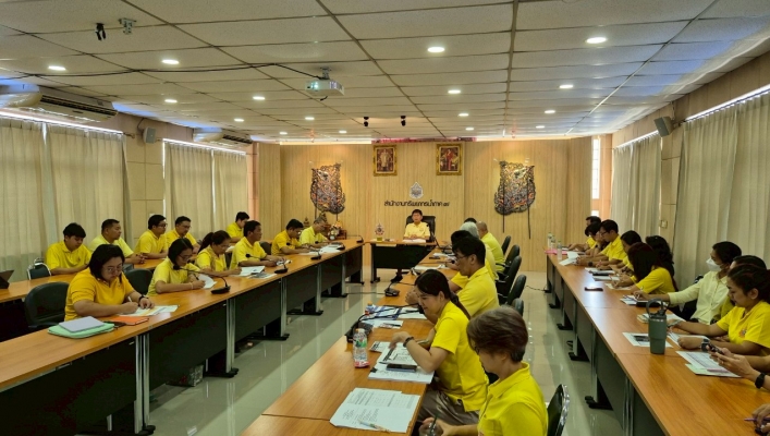 สทน.7 ประชุมติดตามผลการดำเนินงานของสำนักงานทรัพยากรน้ำที่ 7