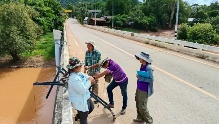 สทน.9 ลงพื้นที่สำรวจเชื่อมโยงข้อมูลทางอุทกวิทยา-อุตุนิยมวิทยา ประจำเดือนมิถุนายน 2568 พื้นที่จังหวัดพิษณุโลก จำนวน 3 สถานี