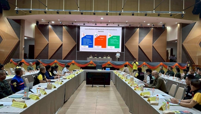กรมทรัพยากรน้ำ  โดย สำนักงานทรัพยากรน้ำที่ 1 “เข้าร่วมประชุมเชิงปฏิบัติการ และฝึกซ้อมแผนบนโต๊ะ  Table-Top Exercise : TTX”