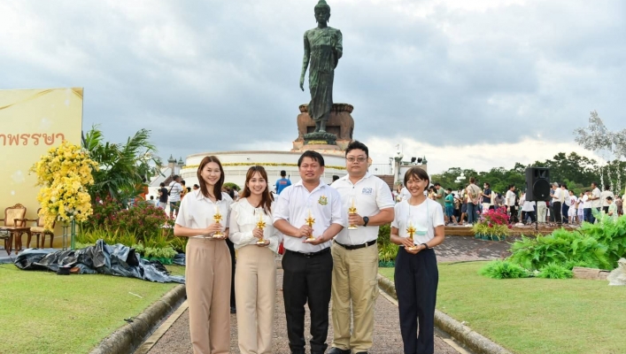 กรมทรัพยากรน้ำร่วมพิธีถวายเทียนพรรษา เนื่องในวันอาสาฬหบูชาและวันเข้าพรรษา ประจำปี 2568