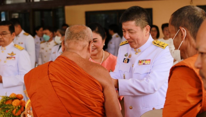 สทน.10 ร่วมพิธีทำบุญตักบาตรถวายพระราชกุศลและพิธีถวายพระพรชัยมงคล เนื่องในวันคล้ายวันประสูติ สมเด็จพระเจ้าน้องนางเธอ เจ้าฟ้าจุฬาภรณวลัยลักษณ์ อัครราชกุมารี กรมพระศรีสวางควัฒน วรขัตติยราชนารี