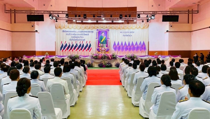 กรมททรัพยากรมน้ำ สำนักงานทรัพยากรน้ำที่ ๑ เข้าร่วมพิธีทำบุญตักบาตรถวายพระกุศล เนื่องในวันคล้ายวันประสูติ พระเจ้าวรวงศ์เธอ พระองค์เจ้าโสมสวลี กรมหมื่นสุทธนารีนาถ