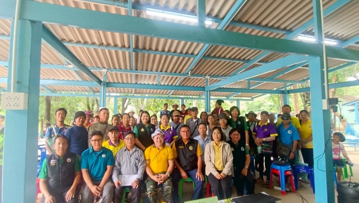 สทน.7 จัดโครงการบริหารจัดการน้ำอย่างมีส่วนร่วม ยั่งยืน และผลักดันสู่องค์กรผู้ใช้น้ำ (เสริมสร้างความเข้มแข็งกลุ่มผู้ใช้น้ำ/เครือข่ายเดิม) สำหรับกลุ่มผู้ใช้น้ำบ้านท่ามะขาม