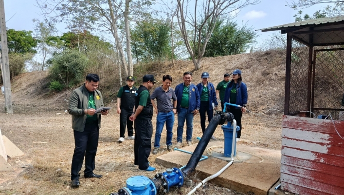 สทน.2 ลงพื้นที่ตรวจสอบสถานที่ใช้น้ำ-แหล่งน้ำ ประกอบการพิจารณาขอรับใบอนุญาตใช้น้ำประเภทที่สองขององค์การบริหารส่วนตำบลวังใหญ่ อำเภอท่าตะโก จังหวัดนครสวรรค์