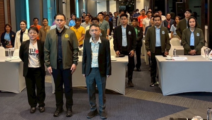 กองวิเคราะห์และประเมินสถานการณ์น้ำ จัดประชุมประชาสัมพันธ์และชี้แจงรายละเอียดโครงการพัฒนาระบบติดตามสถานการณ์น้ำทางไกลอัตโนมัติ (ลุ่มน้ำเพชรบุรี-ประจวบคีรีขันธ์) ณ โรงแรม แอทที บูทีค อำเภอเมือง จังหวัดประจวบคีรีขันธ์