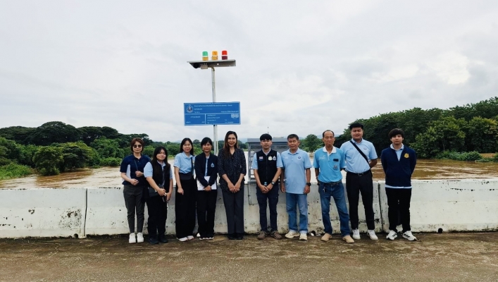 สทน.9 ร่วมติดตามและประเมินผลสถานีเตือนภัยล่วงหน้า ( Early Warning ) บ้านวังหงส์ หมู่ที่ 7 ต.วังหงส์ อ.เมืองแพร่ จ.แพร่