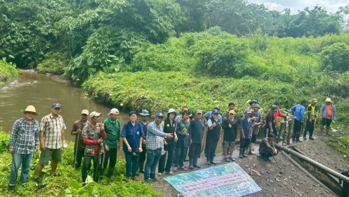 สทน.7 จัดโครงการบริหารจัดการน้ำอย่างมีส่วนร่วม ยั่งยืน และผลักดันสู่องค์กรผู้ใช้น้ำ (เสริมสร้างความเข้มแข็งกลุ่มผู้ใช้น้ำ/เครือข่ายเดิม) ประจำปีงบประมาณ พ.ศ. 2568 สำหรับกลุ่มผู้ใช้น้ำโครงการหลวงห้วยเขย่ง จังหวัดกาญจนบุรี