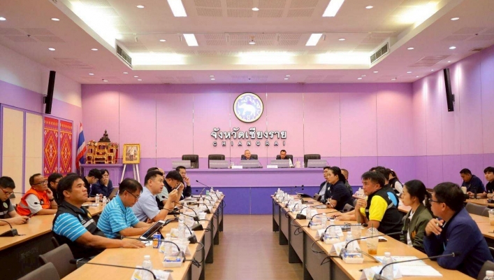 กรมทรัพยากรน้ำ โดย สำนักงานทรัพยากรน้ำที่ 1 เข้าร่วมประชุมคณะทำงานอำนวยการบริหารจัดการน้ำส่วนหน้า (ชั่วคราว) ในพื้นที่เสี่ยงอุทกภัยลุ่มน้ำโขงเหนือ ครั้งที่ 7/2568